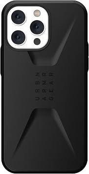 URBAN ARMOR GEAR UAG Designed for iPhone 14 Pro Max Case Black 6.7 Civilian Sleek Ultra Thin Slim Impact Resistant Dropproof Protective Cover Compatible with Wireless Charging