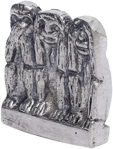 Miniatura 8 de IndianShelf - Soporte para incienso de gallina plateado 16in