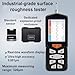 VitalisWorks Digital Roughness Tester, Rechargeable Surface Profile Gauge with Precision 0.001μm & Ra Range 0.005 Μm-16.00μm, 100 Sets of Data Storage, Measuring Instrument
