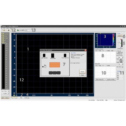 XTZ Room Analyzer II software de análisis acústico con micrófono USB 2