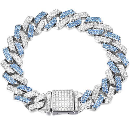 Chaîne bleue pour chien résistante pour animaux de toute taille - 3