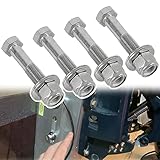 Deecaray BK-1-DP Jack Plate Bolt Kit - Partial Thread - Coarse Thread, Suitable for Mounting Outboard to Jack Plate & Mounting Jack to Motor