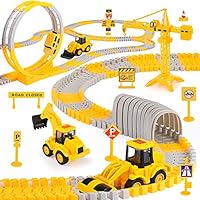 EUTOYZ Toys for 2-6 Year Old Boys: Cars, Construction, Tractor Toys - Gifts for 2-8 Year Old Kids