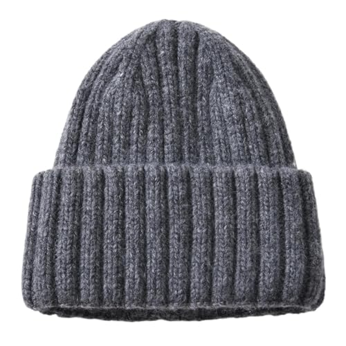 Winter Hats For Kids Thicken Cashmere Satin Bonnet Boy Girl Solid Color Beanie Cap