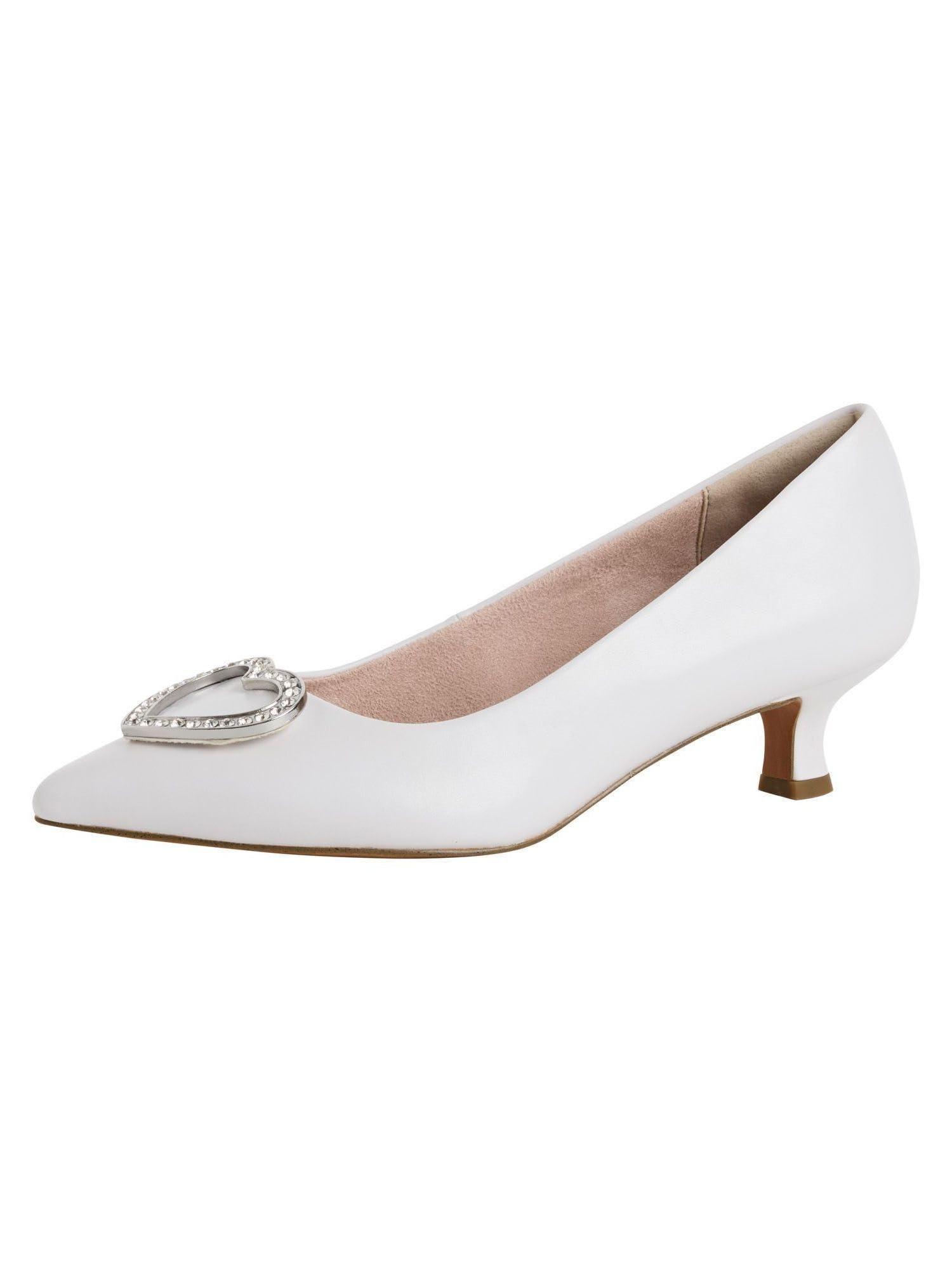 MARCO TOZZI Women's 2-82401-44 Court Shoes, White, 8.5 UK