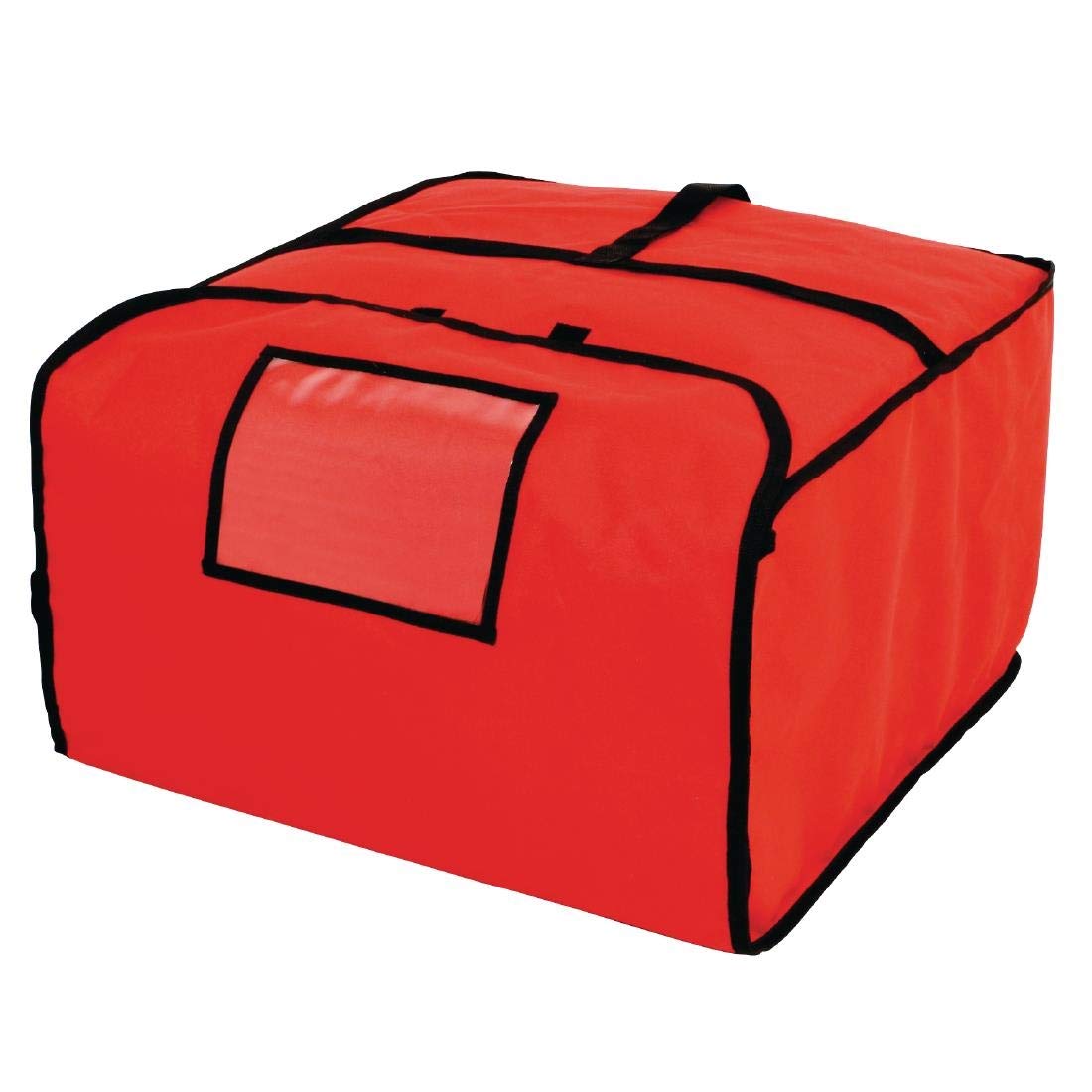 Vogue Grand sac de livraison pour pizza et plats chauds, rouge, matériau : polyester et isolation rembourrée, taille : 305 (H) x 510 (L) x 510 (L) mm, pour usage domestique ou professionnel, GG140