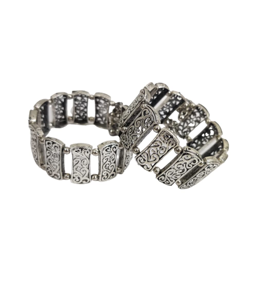 Oh Girl Afghani Style Oxidised Kada Bracelet for Women (B0BXB5FTR1) Amazon Price History, Amazon Price Tracker