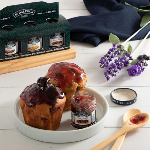 Kit c/ 12und Mini Geleia Francesa Morango ST DALFOUR 28g