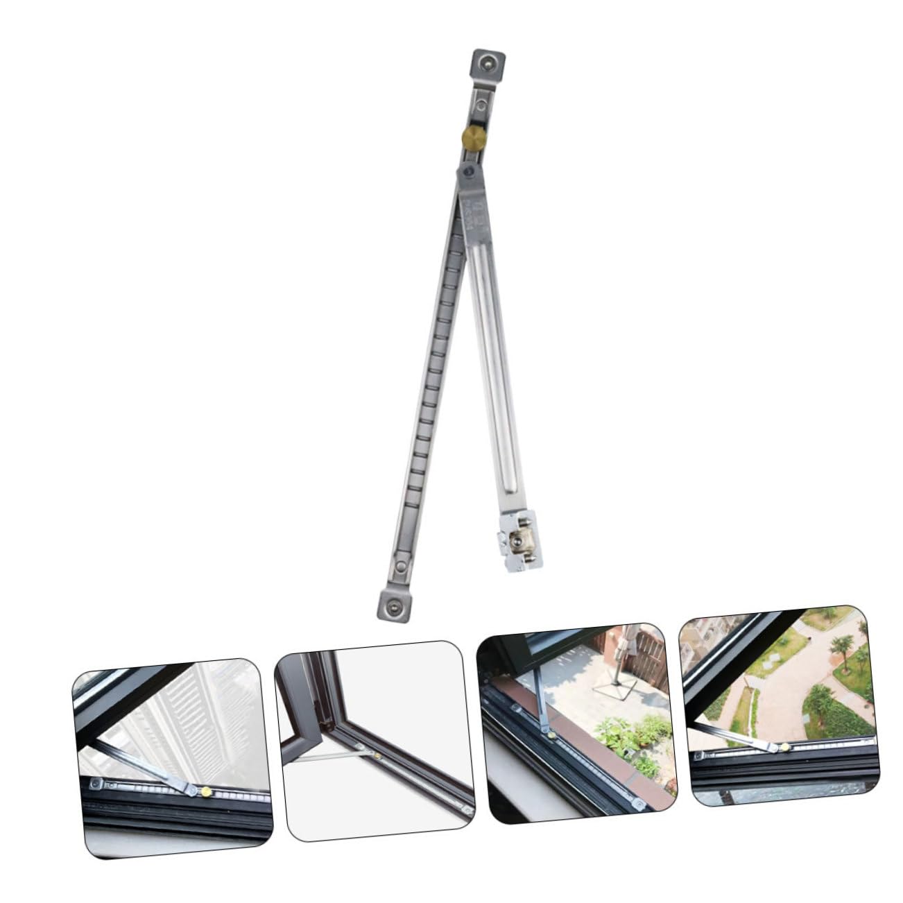 Uonlytech 5stücke Schiebefenster-sicherheitsstange Verstellbare Windstütze Bohrfreie Installation Für Aluminiumfenster Und Türen Flexibel Einsetzbar Langlebig Und Stabil Verstellbar
