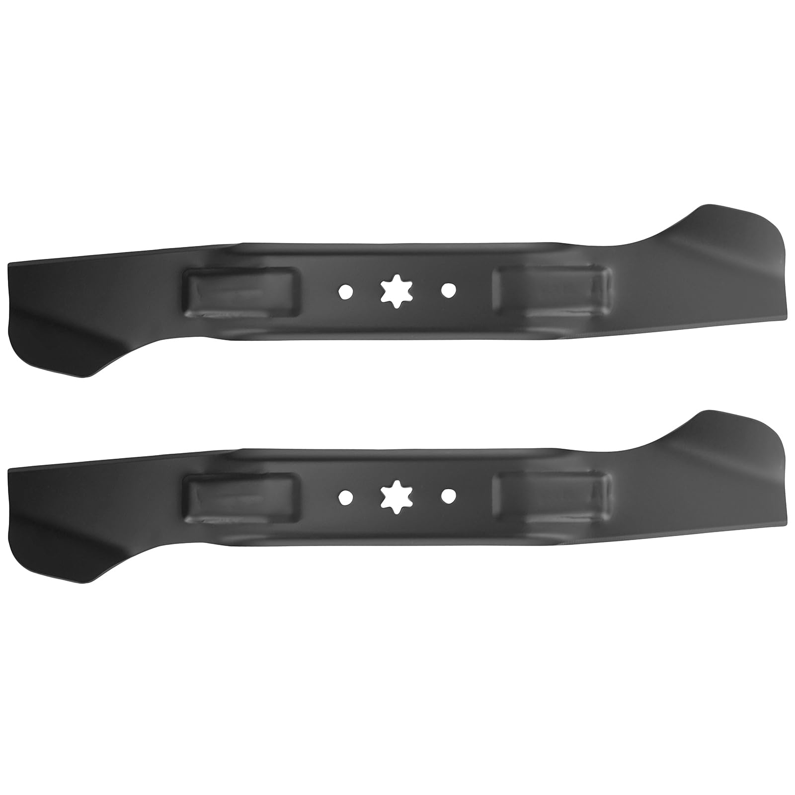 SCITOO Paquete de 2 Cuchillas para cortacésped, Cuchillas de 46 Pulgadas compatibles con Cub Cadet 742-04244, 742-04244A, 742-04290, 942-04244, 942-04290, OCC-742-04244 para MTD 742-04244 290, 90 cm.
