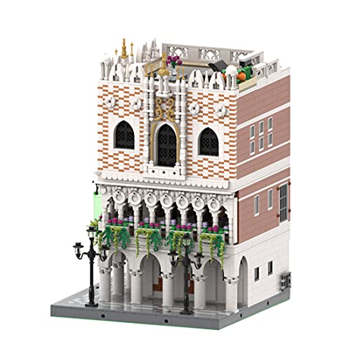 ITop Haus Bausteine Bausatz, MOC-59639 Architektur Modell, 4993 Teile Klemmbausteine Kompatibel mit Lego – Bild 8