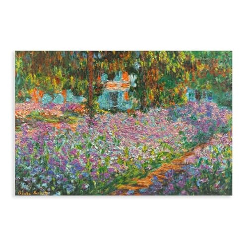Poster Irises Claude Monet Giverny décoration murale chambre 30x45