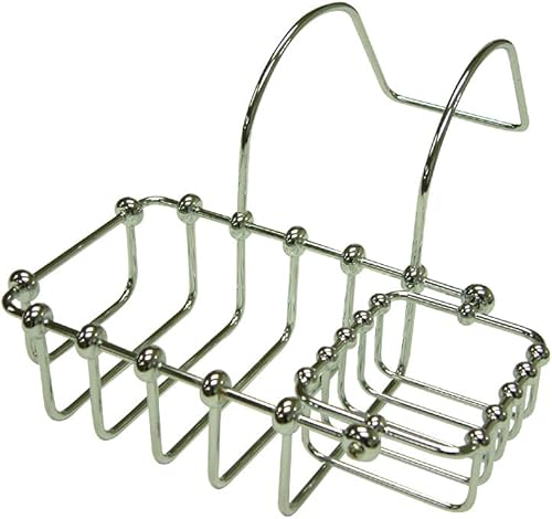 Kingston Brass CC2171 Soporte giratorio para jabón y esponja de 7 pulgadas, cromo pulido