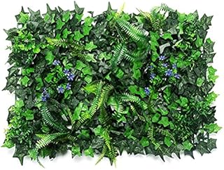 HWGING Artificial Boxwood Panels, 3pcs Artificial Hedge Panels 40x60cm Boxwood Plant Panels Green Artificial Plants Hedge Fence, Boxwood Greenery Ivy Privacy Fence Screening