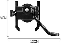 Vista 6 de TSTS Soporte para teléfono de motocicleta de aleación de aluminio ajustable de 360 grados para teléfono de motocicleta