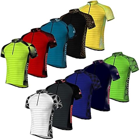 Didoo Men's Summer Cycling Jerseys Breathable Short Sleeve Biking Tops Mountain XL White Cover