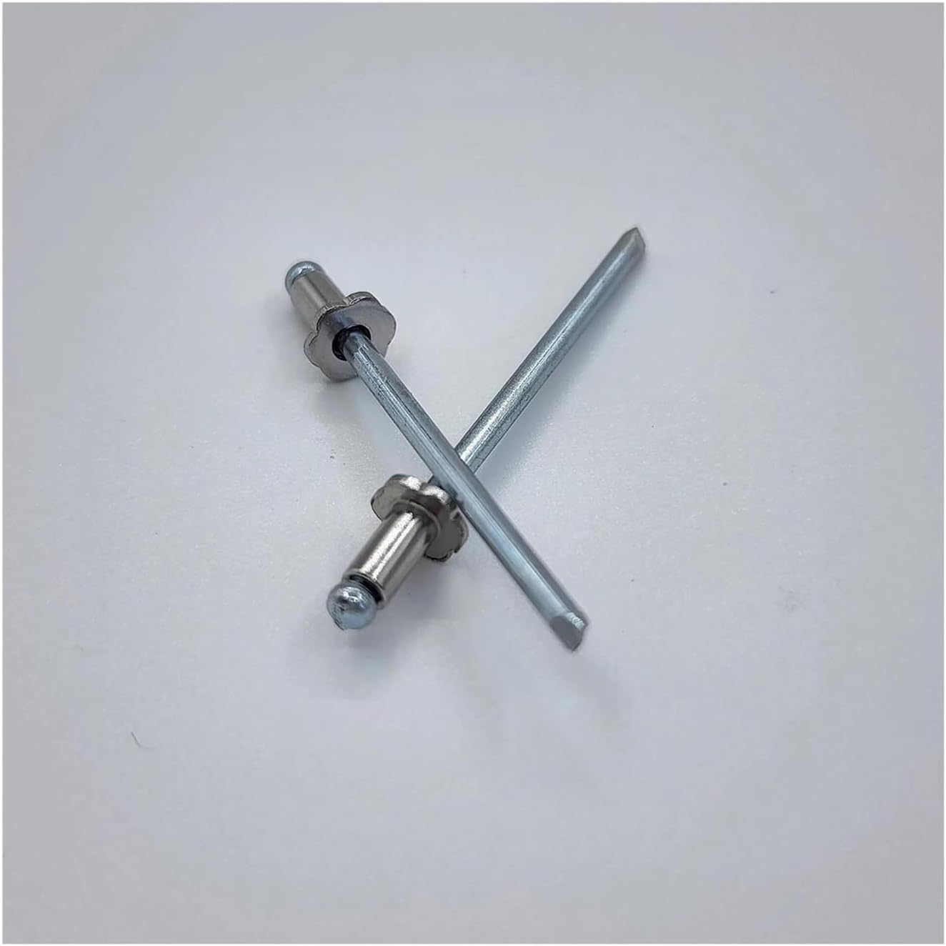 Blindniet, Edelstahl-Rosettennieten, Türschild-Bolzen, Ersatzzubehör, Silber, 5 cm, 2 Stück
