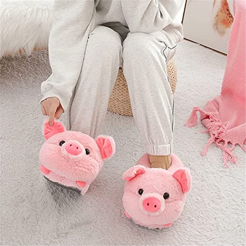 Animal Slippers - Hamster, Pig, Duck & Sheep Shoes - Winter Warm Cotton Anti-Skid Slippers3