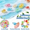 200Pcs Slime Charms Kawaii Turtle Resin Charms 3D Cute Nail Charm Mini Flatback Luminous Animal Charm Bulk Resin Jewelry Making Turtle Embellishments Supplies for Cell Phone Scrapbooking DIY Crafts #1