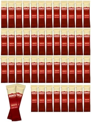 50x Kenco Smooth Instant Coffee Sachets, Each Stick 1.8g (SOLD LOOSE)