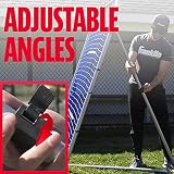 Franklin Sports MLB Deluxe Infinite Angle Return Trainer, 132 cm x 182 cm
