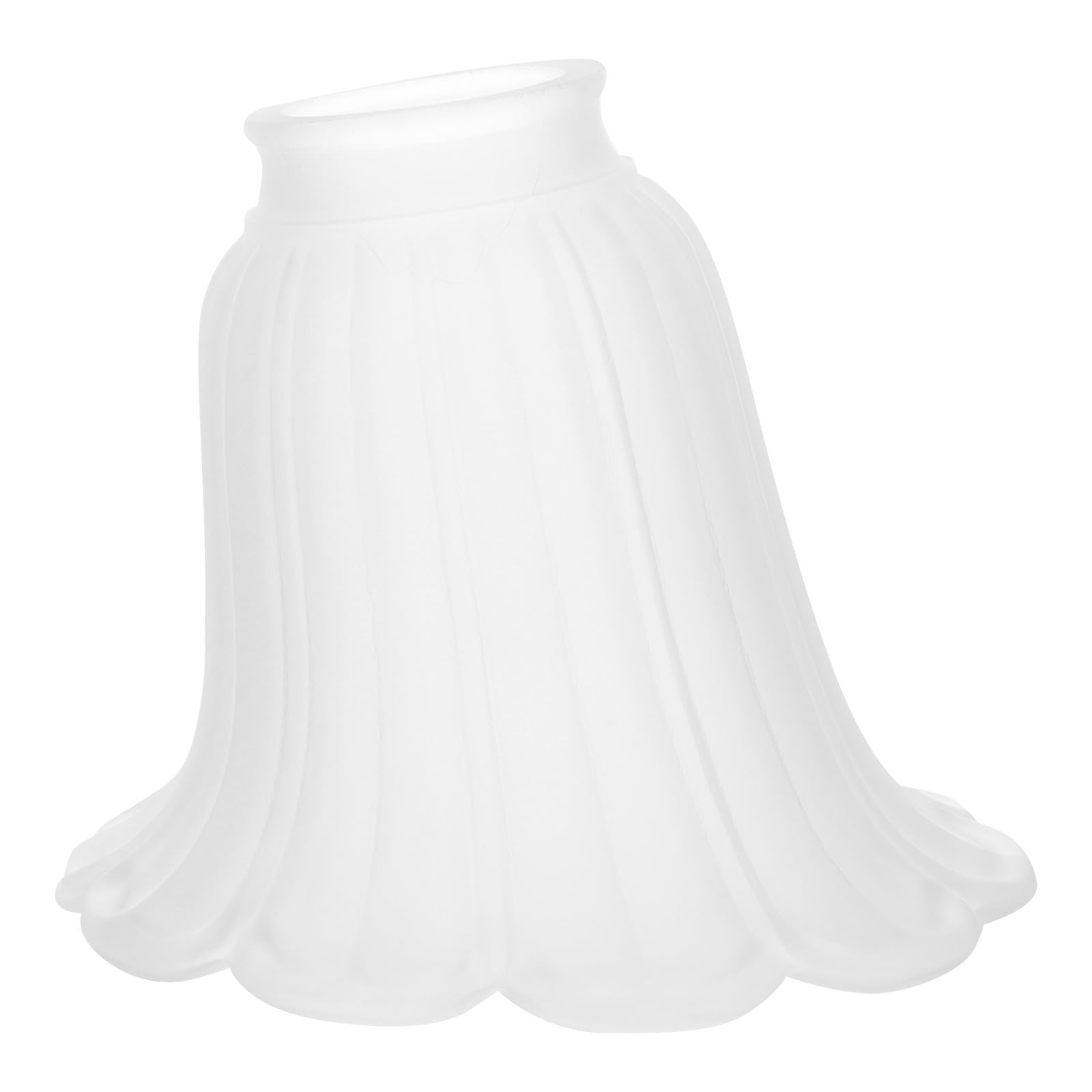 Tulipas para Lamparas de Vidrio Forma de Flor Vintage, Cubierta de Lámpara de Repuesto para Lámpara Colgante de Techo, Instalación Fácil y Diseño Delicado
