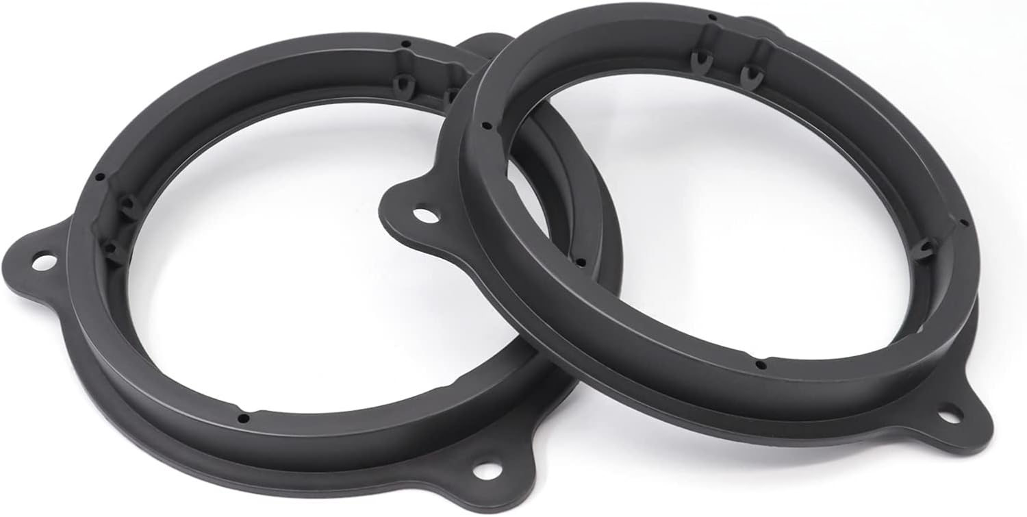 6.5 Inch Black Plastic Speaker Adapter Bracket Ring for Nissan / Infiniti
