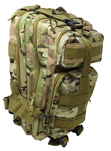 Mochila táctica Mission 20 litros de día negro o verde  Multicam