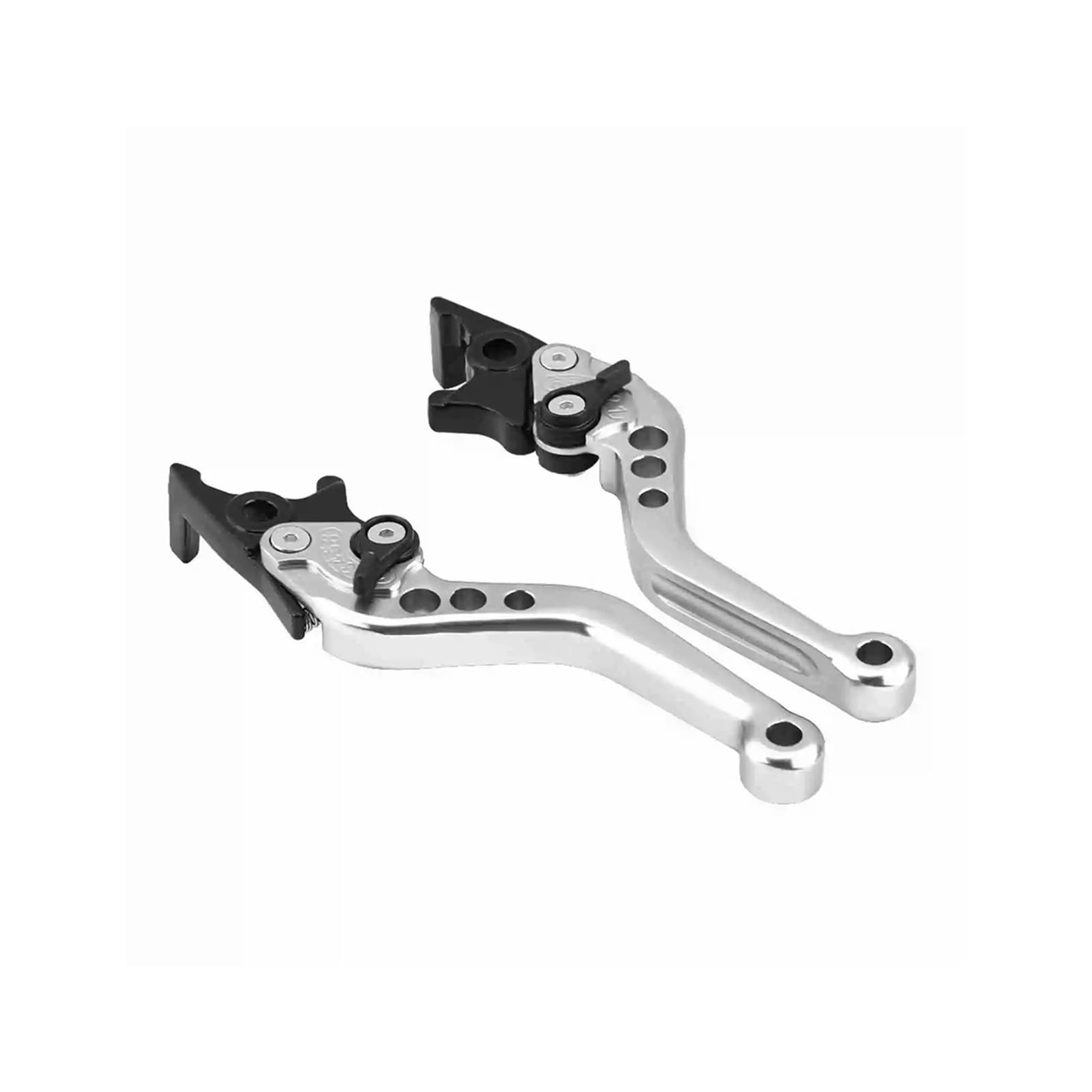 PRFGSGVBV Motorcycle Hand Brake 1 Pair CNC Aluminum Alloy Brake Lever Motorcycle Scooter Modification Accessories Double Disc Brake Levers Brake Clutch Lever