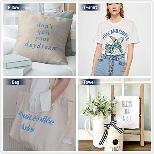 Image of HTVRONT HTV Vinyl Rolls Heat Transfer Vinyl - 12 inch x 20ft Sky Blue HTV for Shirts, Iron on Vinyl for All Cutting Machines - Easy to Cut & Weed for Heat Transfer Design (Sky Blue)