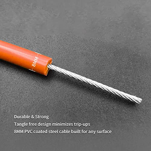 Hererope Weighted Jump Rope For Women & Men, 1/2Lb Skipping Rope With Adjustable & Durable Cable, Ball Bearing, Comfortable & No-Slip Grip, Jump Ropes For Fitness, Workout, Boxing, Crossfit Exercise #TOP2