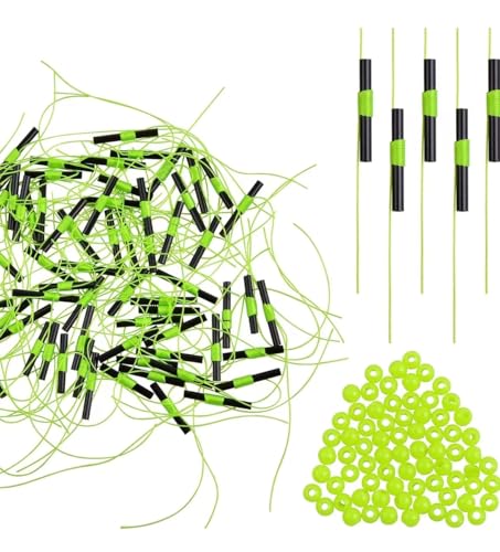 KAYYIPEX Slip Bobber Stop for Fishing Line,Float Bobber Stops&Fishing Beads