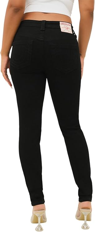 True Religion Women's Halle Mid Rise Super Skinny Jean | Womens Jeans, Skinny Jeans for Women, Stretch Denim