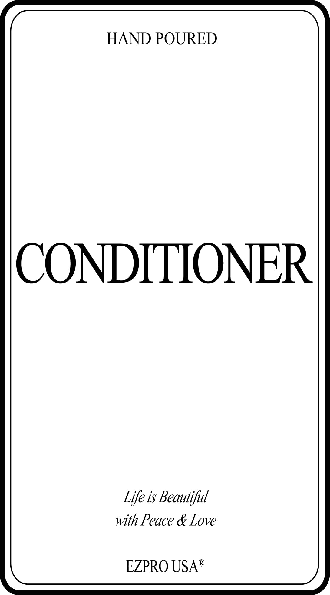 EZPRO USA Label Stickers for Bottles, Waterproof Hand Soap Dispenser Labels for Plastic Glass Bottles, Bathroom Shower Labels for Dish, Lotion Dispenser, Shampoo Conditioner, 1 Sheet