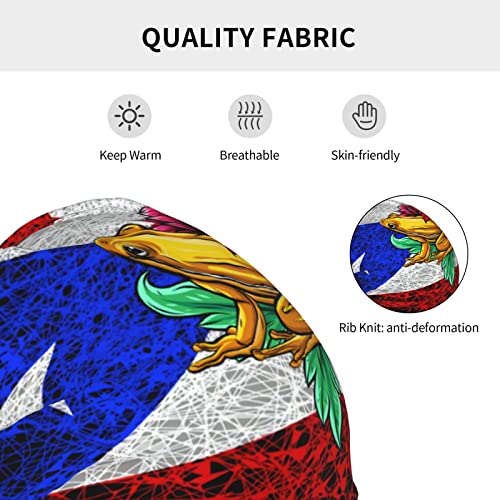 Puerto Rico Beanie, gorro tejido para deportes miniatura 7