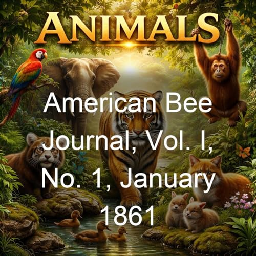 American Bee Journal, Vol. I, No. 1, January 1861 cover art