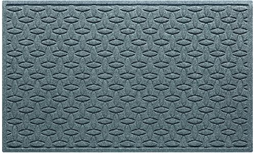 WaterHog Ellipse Front Door Mat Indoor Outdoor Entrance, Absorbent All-Weather Doormat with Non-Slip...