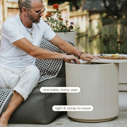 Image of Veradek Cooler Side Table - Outdoor Cooler Table and Ice Chest