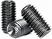 Set Screws, Cup Point - Knurled, M6-1.0 x 12mm, Alloy Steel, Hex Socket, (Quantity: 50) Coarse Thread, M6 Grub/Blind/Allen/Headless Screw, Length: 12mm*