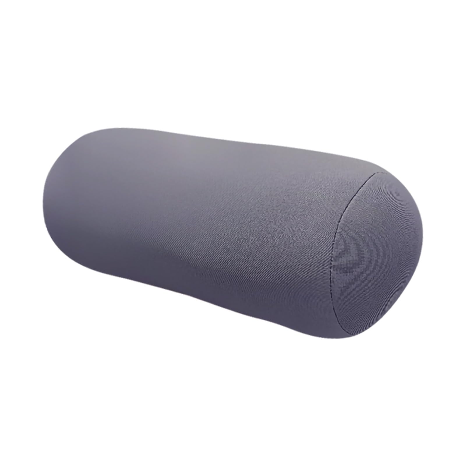 Microbead Pillow Squishy Roll Bean Bag Pillow for Neck or Back Support Cervical Cylindrical Cushion Bolster Tube Pillow for Home Bed Sofa Travel Recliner Sleeping (Dark Gray)
