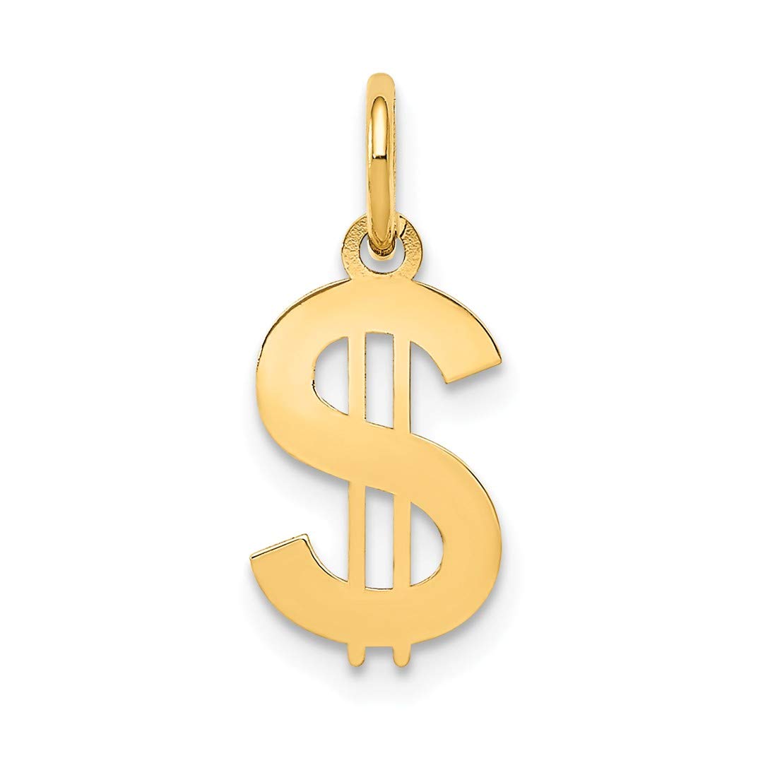 wallpapers Gambling Gifts For Her 14k yellow gold dollar sign pendant