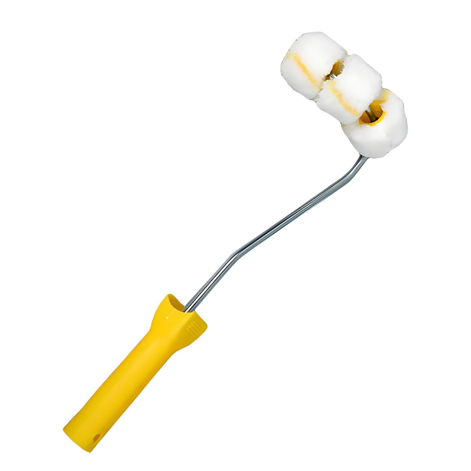 Nueayms 3 Round Efficient Flexible Scaffold Brush With Ergonomic Handle For Coating Maintenance Heavy Duty Channel Cleaning Brush