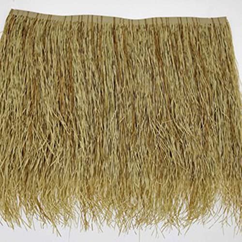 IVDNSLU Artificial Simulación Azulejos De Paja,Usarse como Gazebo Jardín Sombrilla Tiki Bar Di Paglia, Teja De Paja Simulada Rollo(Size:2PCS,Color:Mezcla de Paja)