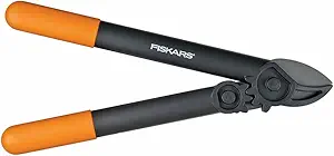 Fiskars PowerGear 15" Super Pruner/Lopper - Steel Blade Garden Lopper and Tree Pruner - Sharp Precision-Ground Steel Blade Tree Trimmer for Branches up to 1.25" Diameter