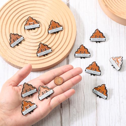 Image of Ecation 12 Pcs Positive Pins Bulk Employee Appreciation Gift Inspirational Lapel Pins Metal Motivational for Backpacks Brooch Badges Emotional Support for Team Coworker Gift
