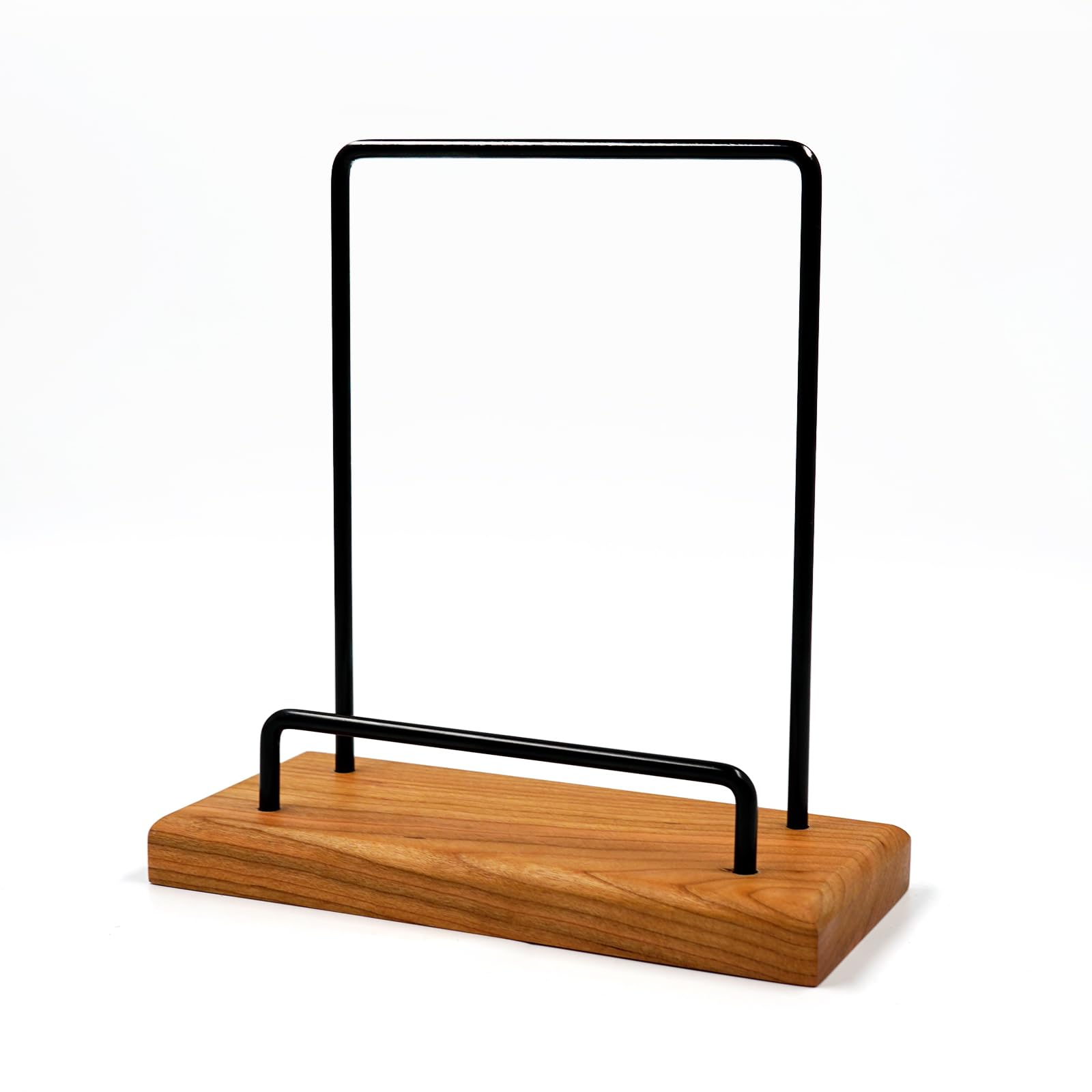 sdroceRyaM Vinyl Record Storage Holder Cherry Wood Album Display Stand Record Organizer for Vinyl Storage LP Albums