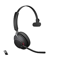 Jabra Evolve2 65 Wireless PC Headset – Noise Cancelling, Tutte le piattaforme