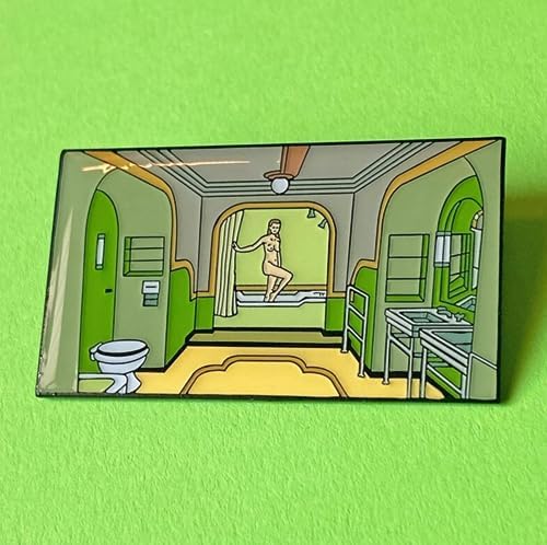 The Shining Naked Woman Bathroom Overlook Hotel Horror Movie 1.3" Enamel Pin Badge image 4