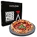 CUORE LAVICO - PIASTRA REFRATTARIA IN PIETRA LAVICA ETNEA TONDA PER PIZZA DIAMETRO 35 SP. 2 CM | FORNO A GAS, ELETTRICO E BARBECUE PER PANE E PINZA - MADE IN ITALY
