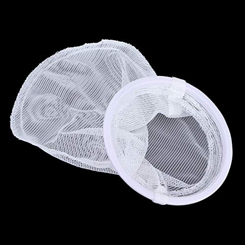 Sacos apanhadores de folhas, bolsa de malha fina 14 cm de diâmetro da boca, bolsa de malha de nylon